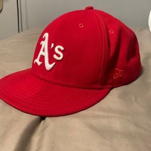 Size 7 1/2 Athletics Fitted Hat